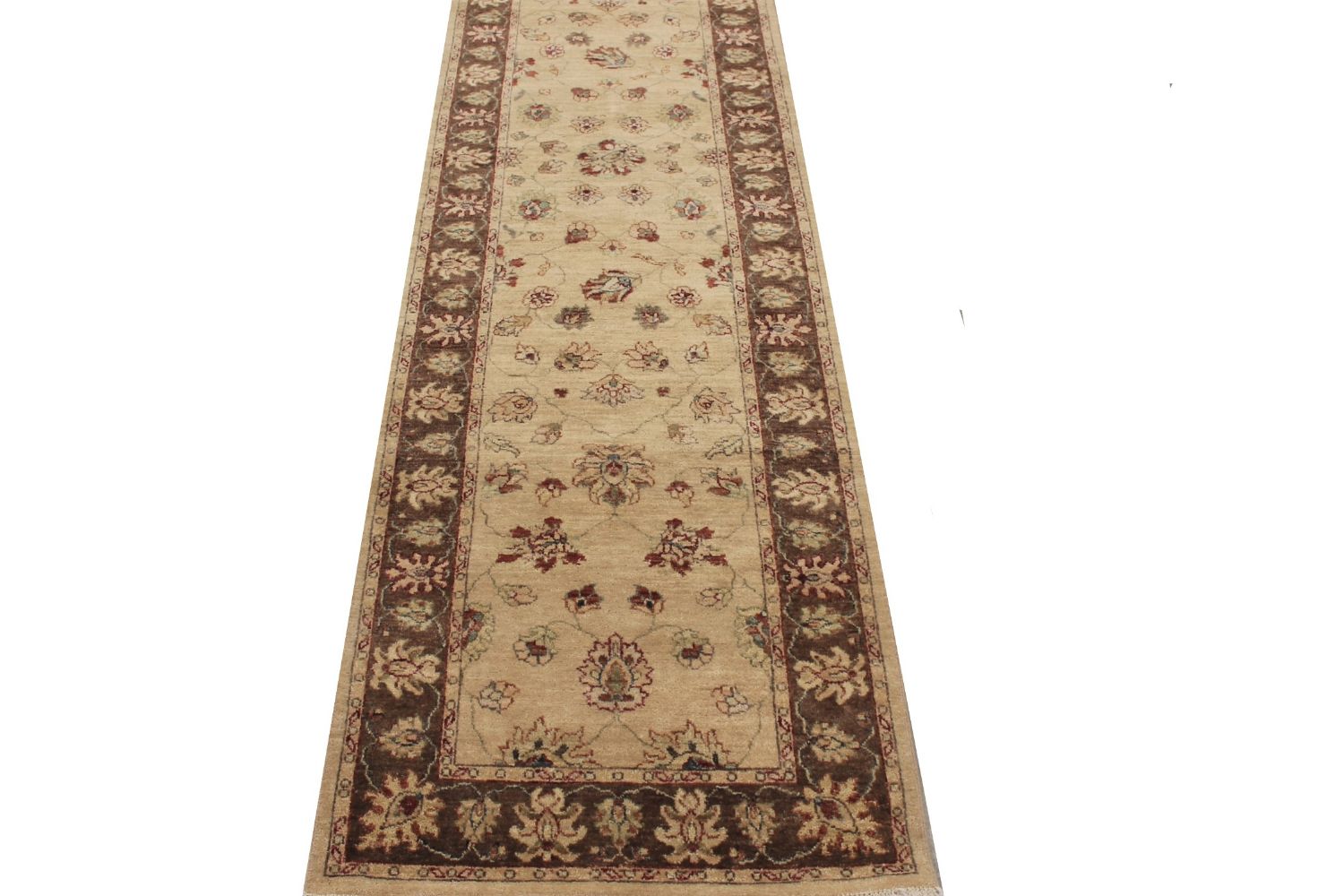 10 ft. Runner Traditional Hand Knotted Wool Area Rug - MR008571