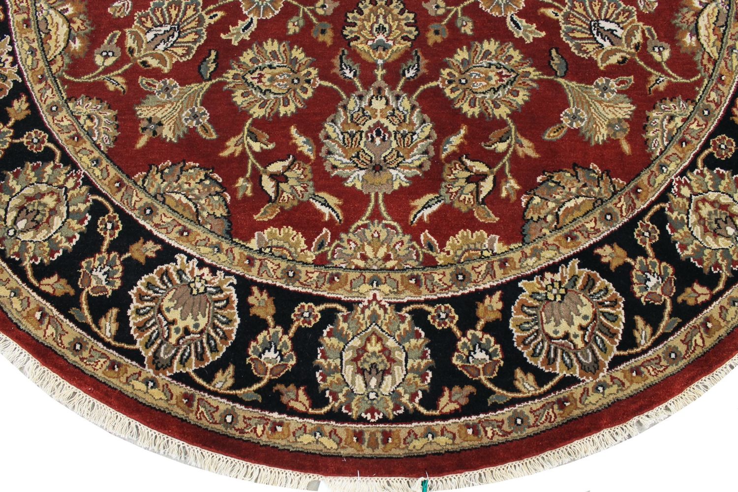 8 ft. Round & Square Jaipur Hand Knotted Wool Area Rug - MR012491