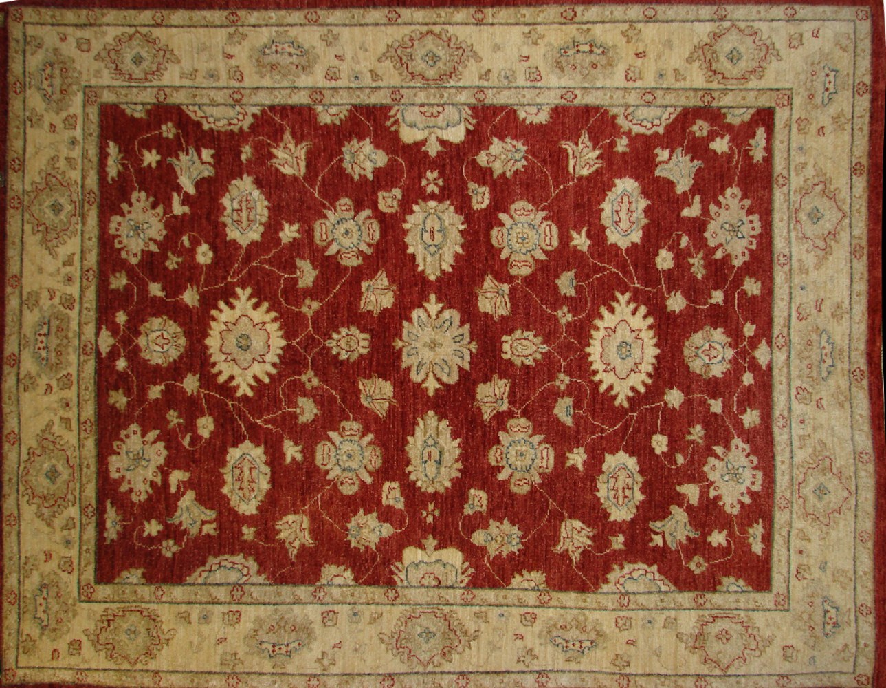 5x7/8 Peshawar Hand Knotted Wool Area Rug - MR013373
