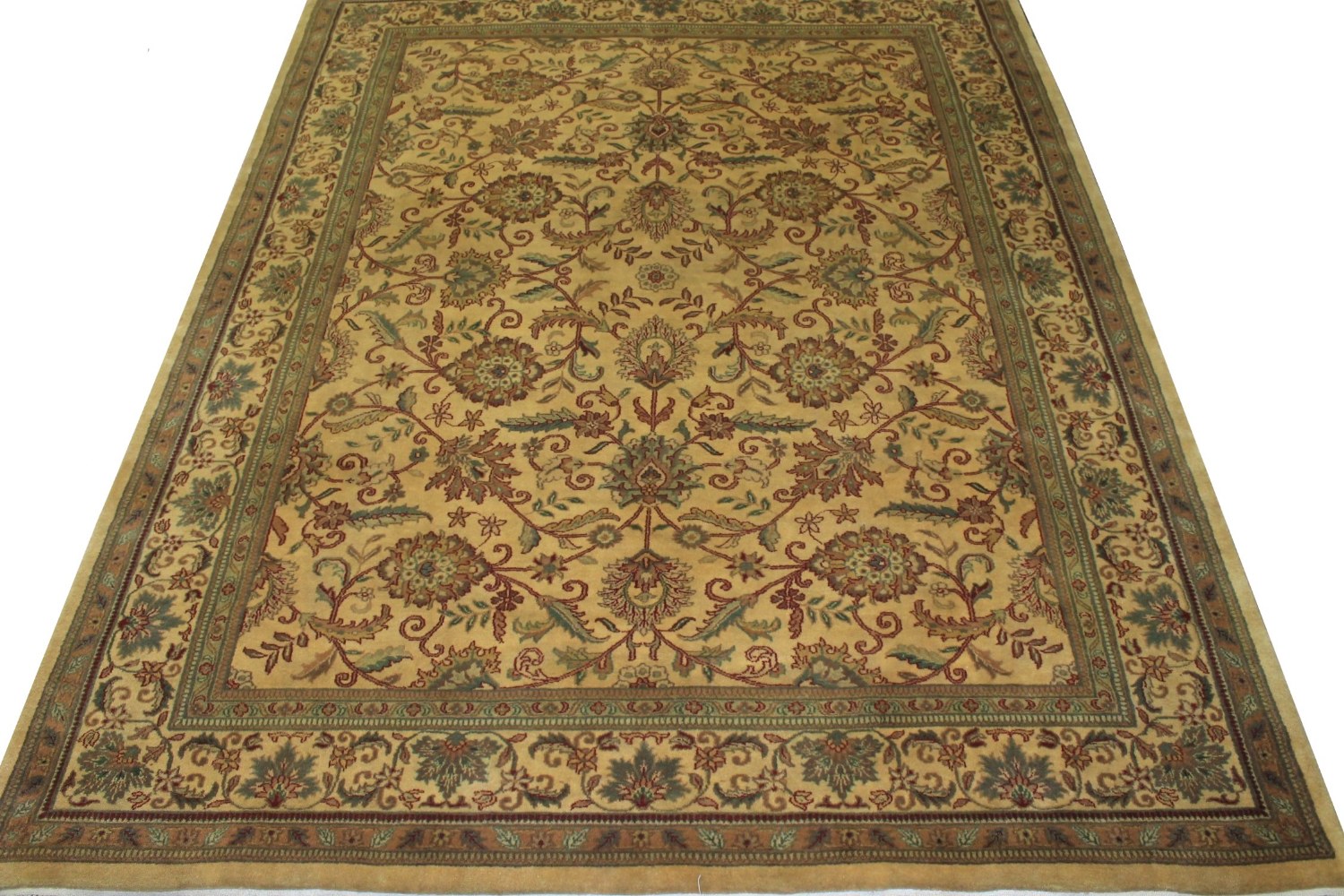8x10 Traditional Hand Knotted Wool Area Rug - MR0151