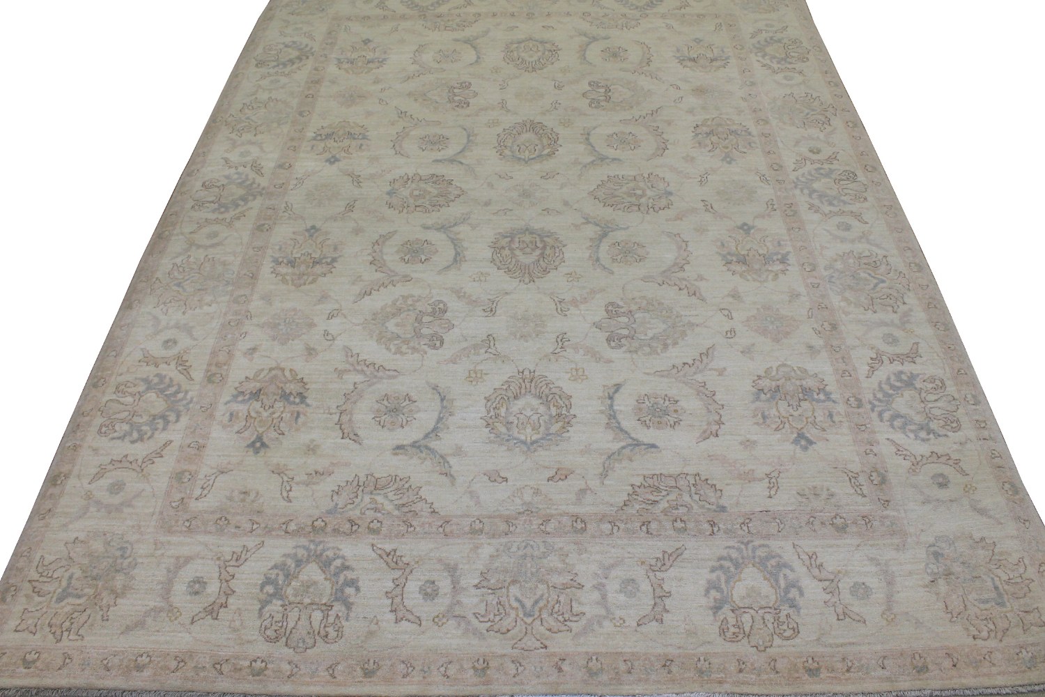 9x12 Peshawar Hand Knotted Wool Area Rug - MR015689