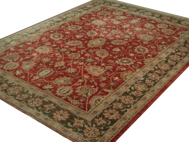 9x12 Peshawar Hand Knotted Wool Area Rug - MR015708