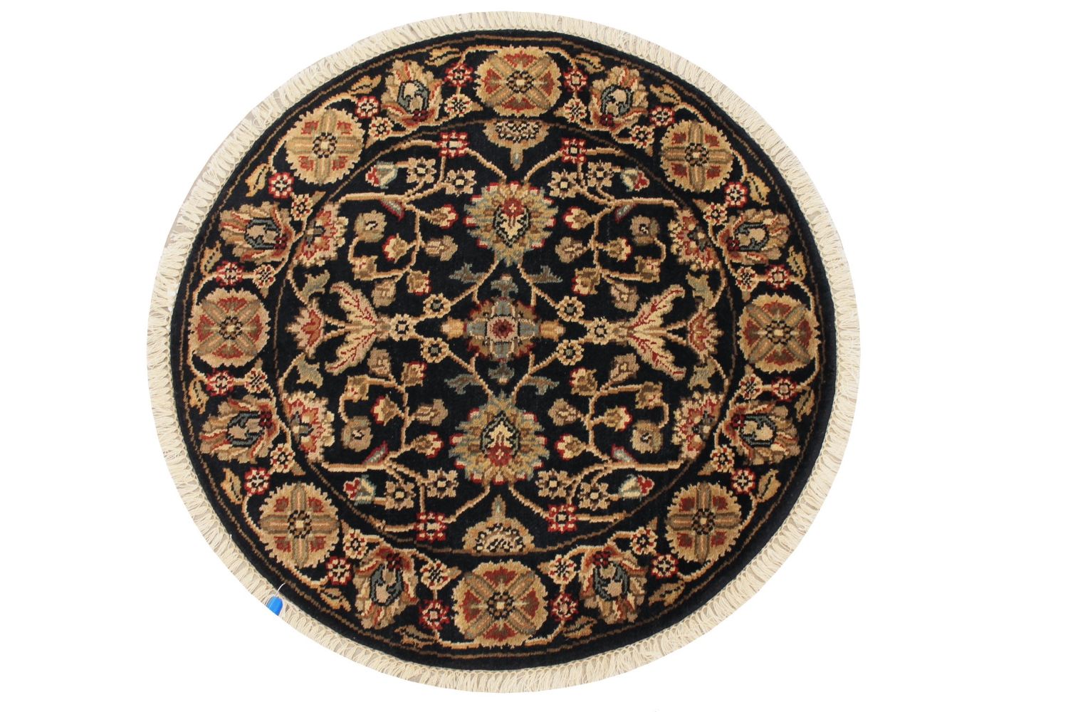 3 ft. Round & Square Jaipur Hand Knotted Wool Area Rug - MR015977