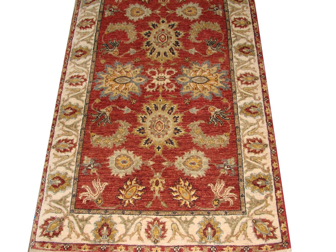 3x5 Traditional Hand Knotted Wool Area Rug - MR016093