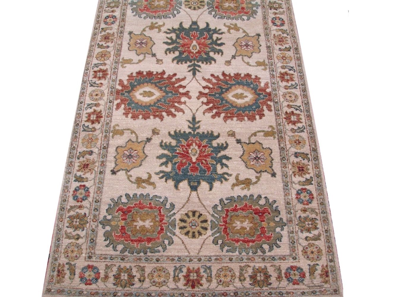 3x5 Traditional Hand Knotted Wool Area Rug - MR016528