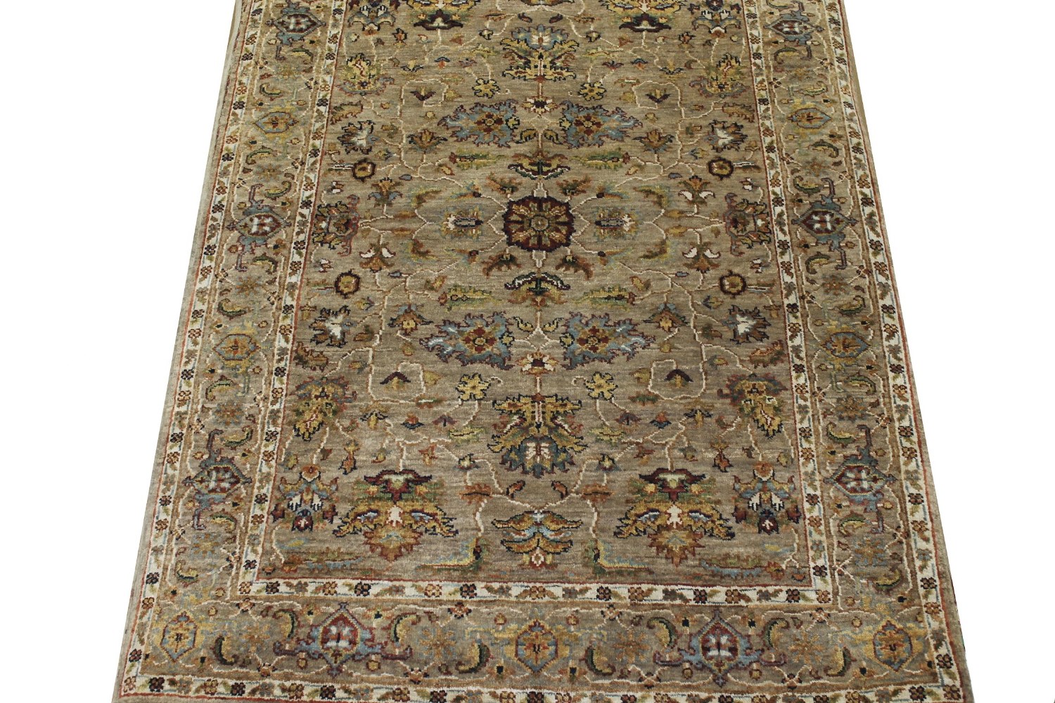 4x6 Antique Revival Hand Knotted Wool Area Rug - MR018796