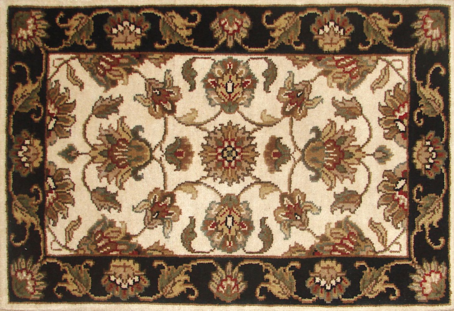 2X3 Jaipur Hand Knotted Wool Area Rug - MR019156