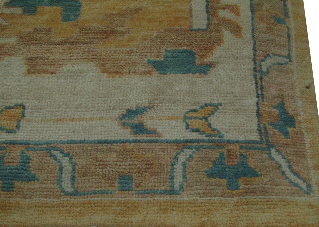 9x12 Oushak Hand Knotted Wool Area Rug - MR020829