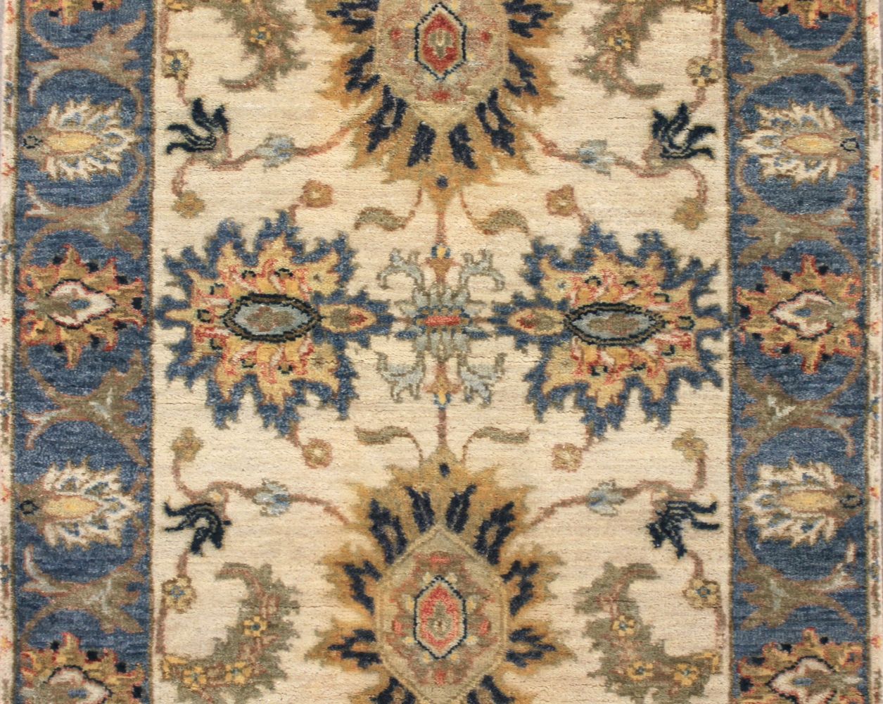 10 ft. Runner Traditional Hand Knotted Wool Area Rug - MR021129