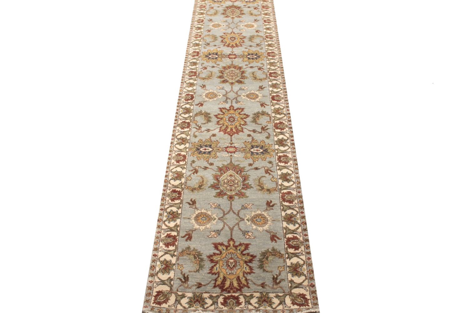 13 ft. & Longer Runner Traditional Hand Knotted Wool Area Rug - MR021142