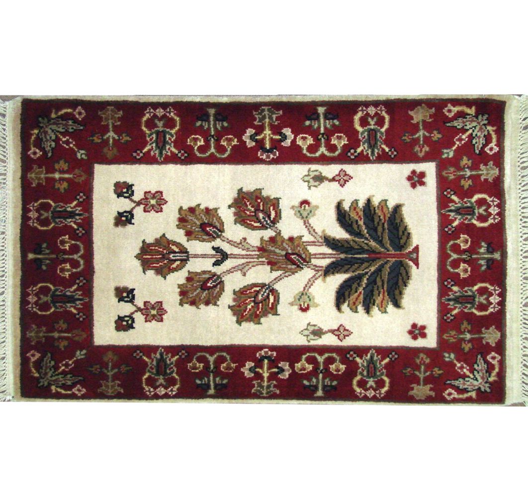 2X3 Jaipur Hand Knotted Wool Area Rug - MR021270