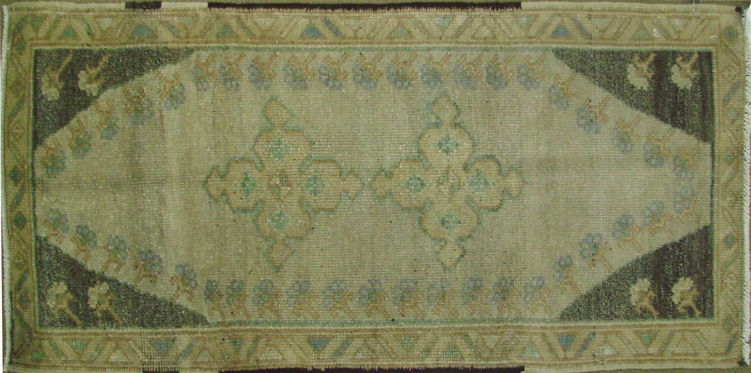 2X3 Oushak Hand Knotted Wool Area Rug - MR021373