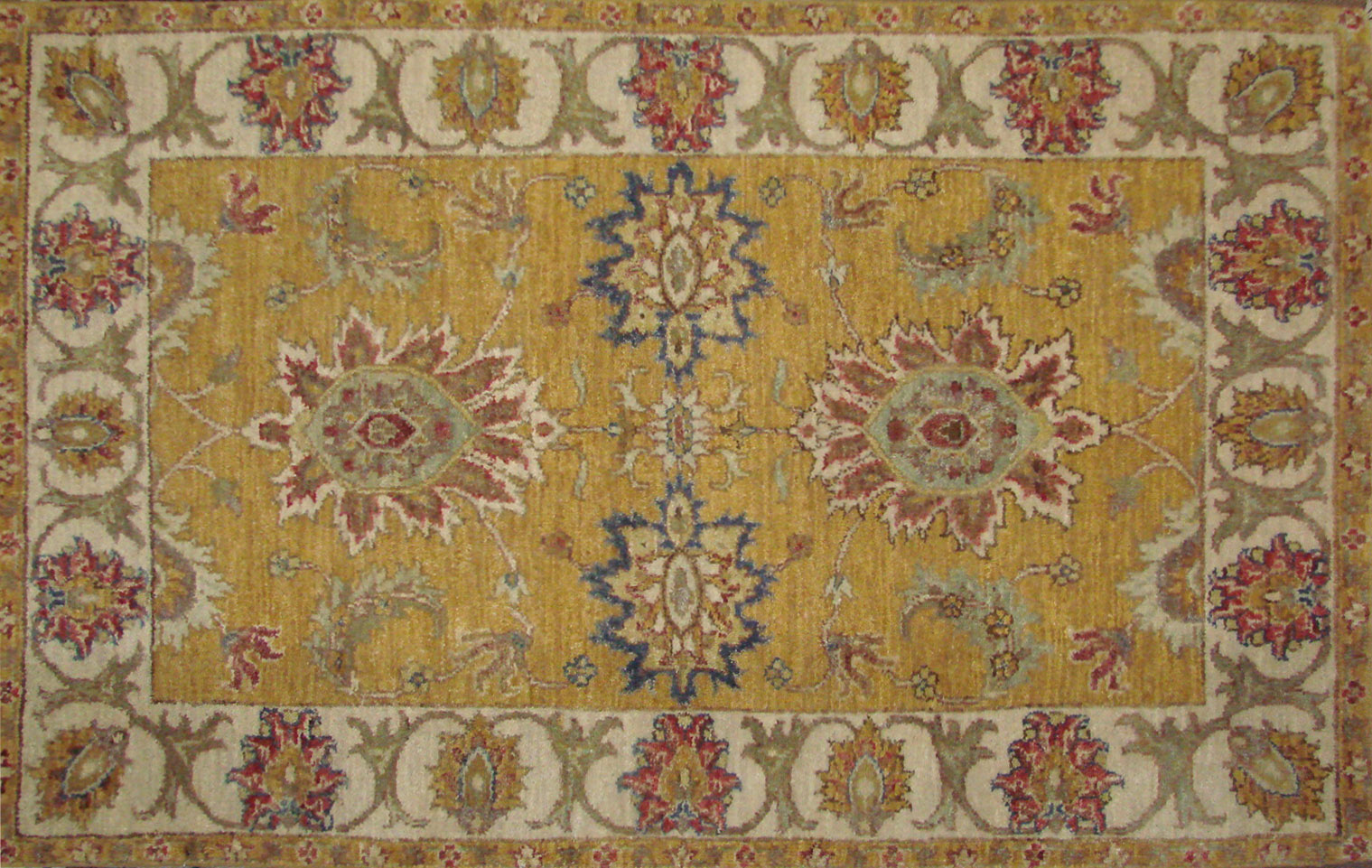2X4 Traditional Hand Knotted Wool Area Rug - MR021763