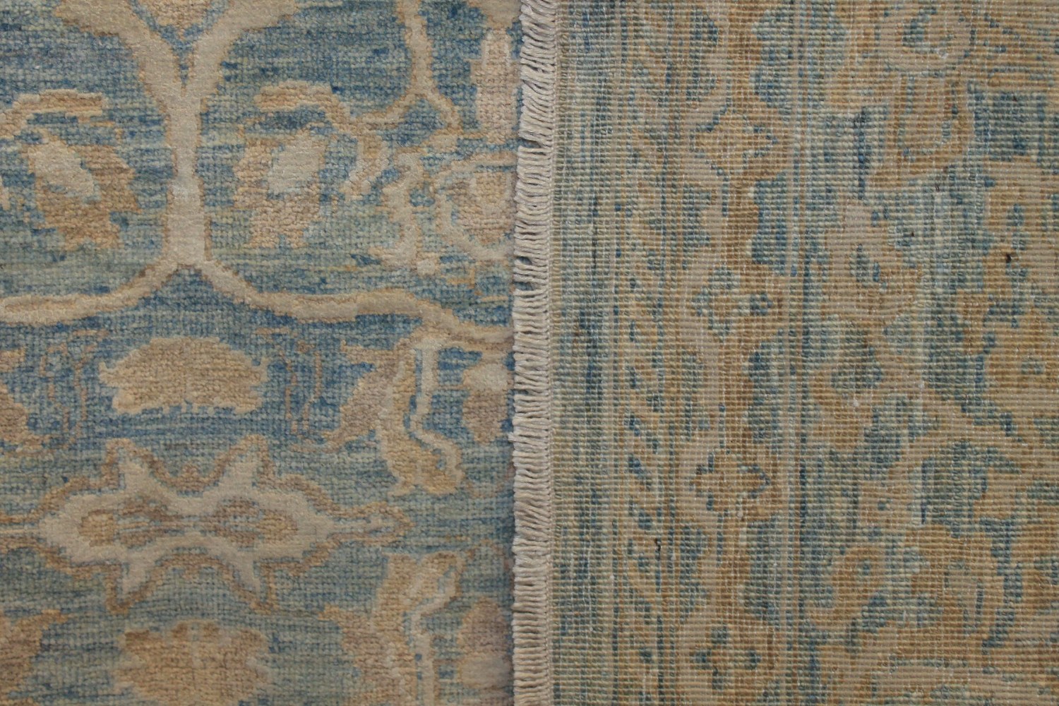 8x10 Oushak Hand Knotted Wool & Silk Area Rug - MR021826