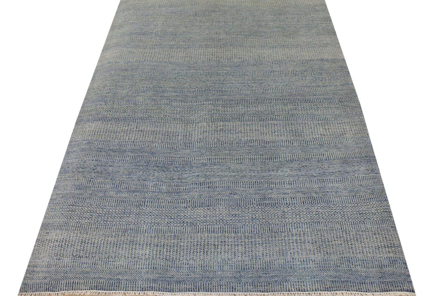 6x9 Contemporary Hand Knotted Wool Area Rug - MR021840