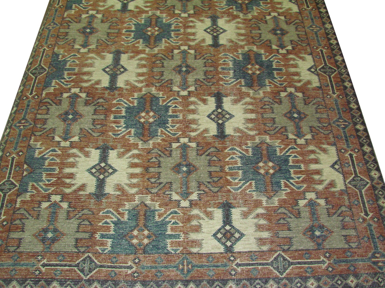 9x12 Oushak Hand Knotted Wool Area Rug - MR021916
