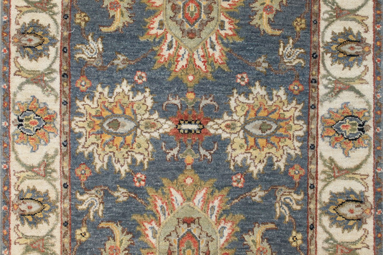 6 ft. Runner Traditional Hand Knotted Wool Area Rug - MR022203