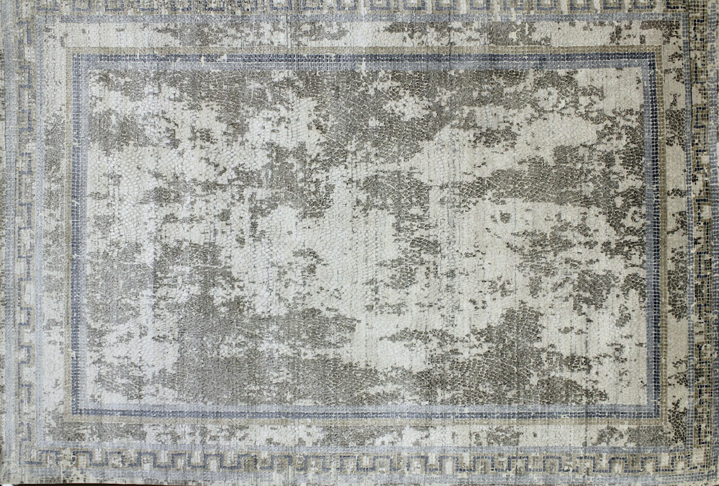 9x12 Transitional Hand Knotted Wool & Viscose Area Rug - MR022223