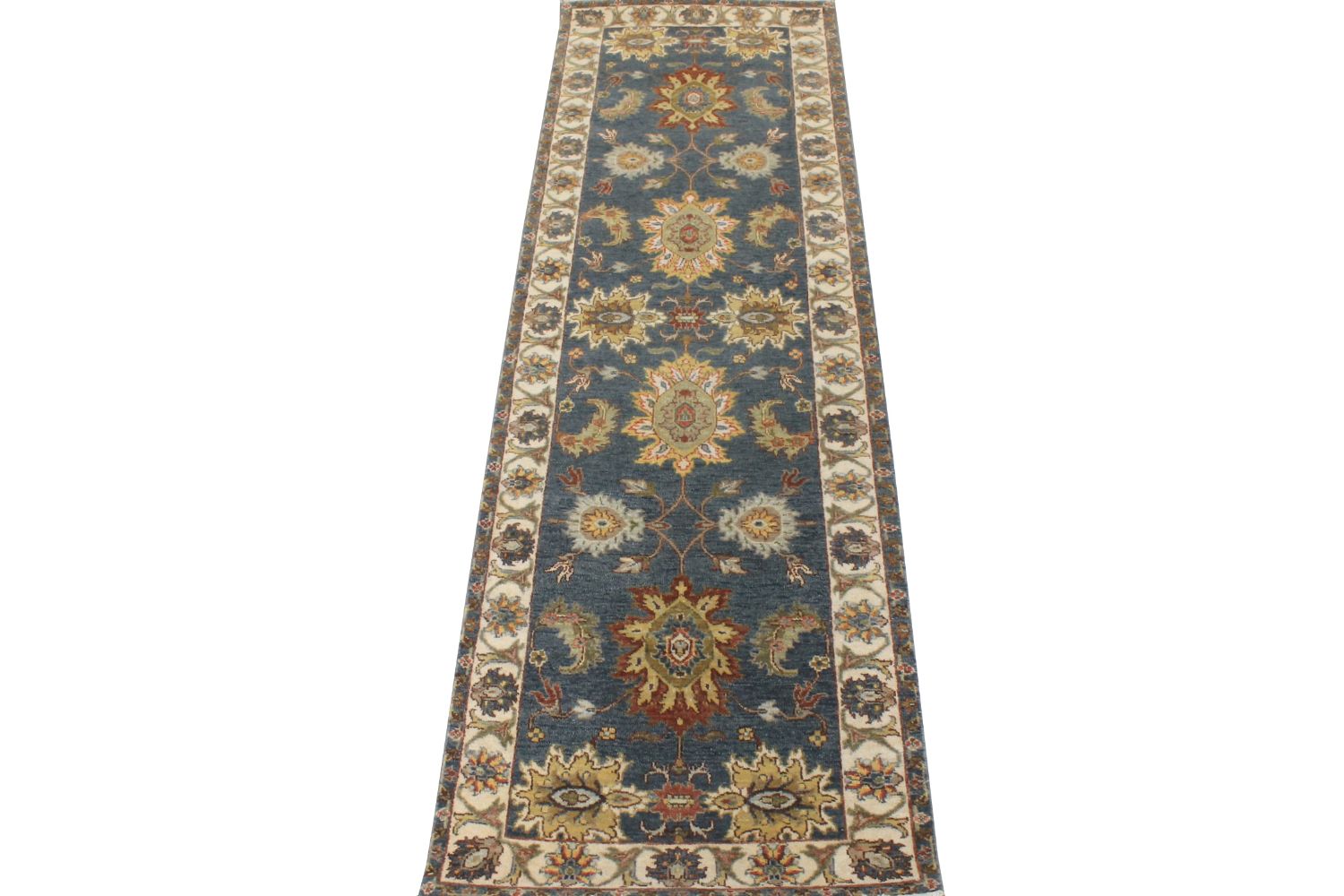 8 ft. Runner Traditional Hand Knotted Wool Area Rug - MR022305