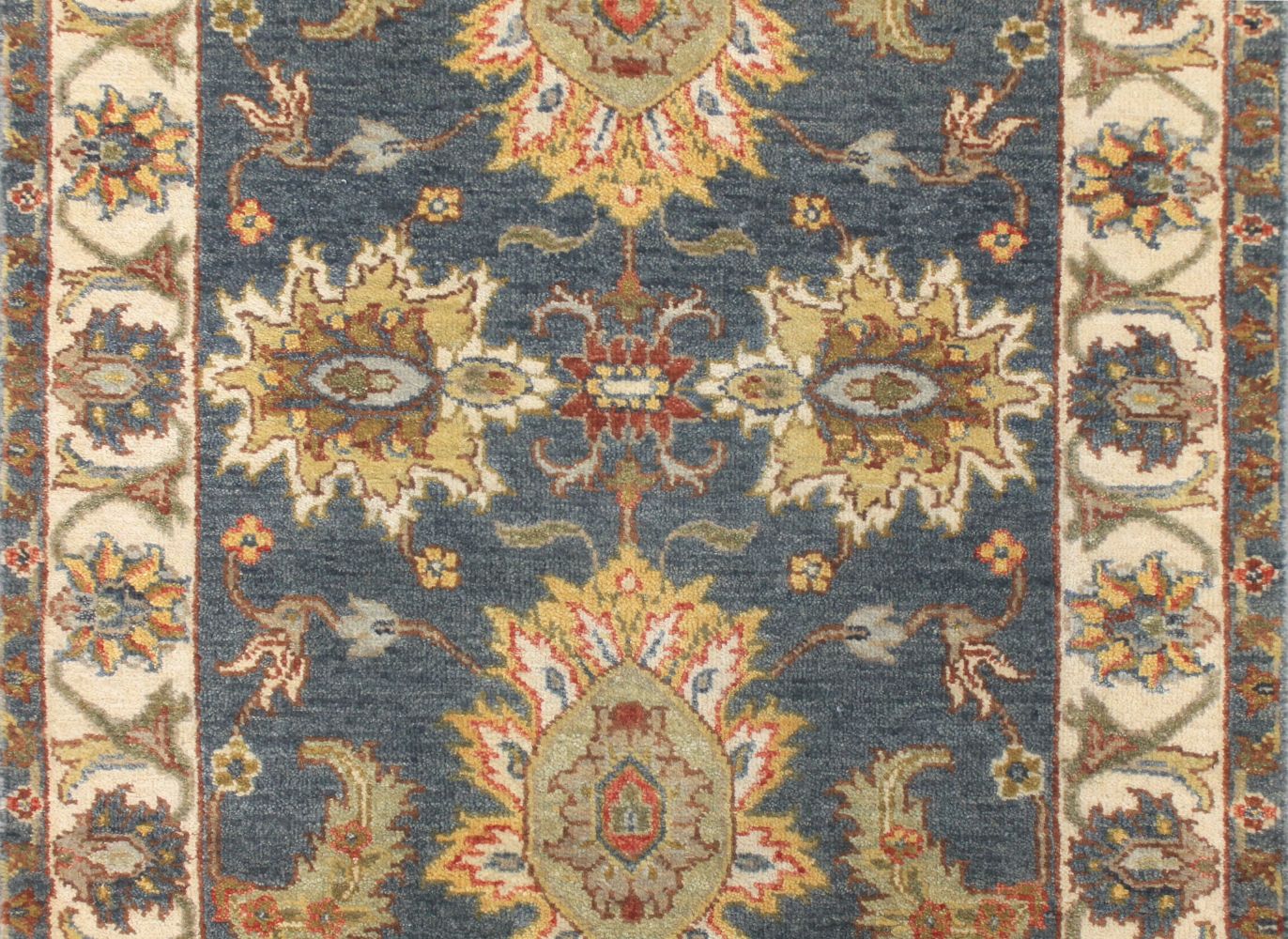 8 ft. Runner Traditional Hand Knotted Wool Area Rug - MR022305