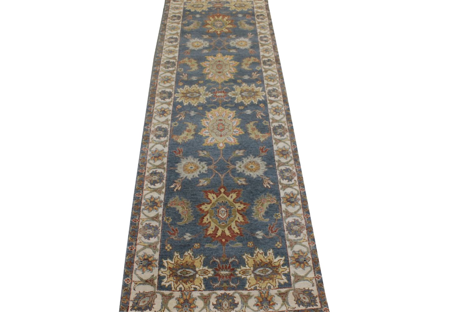 8 ft. Runner Traditional Hand Knotted Wool Area Rug - MR022305