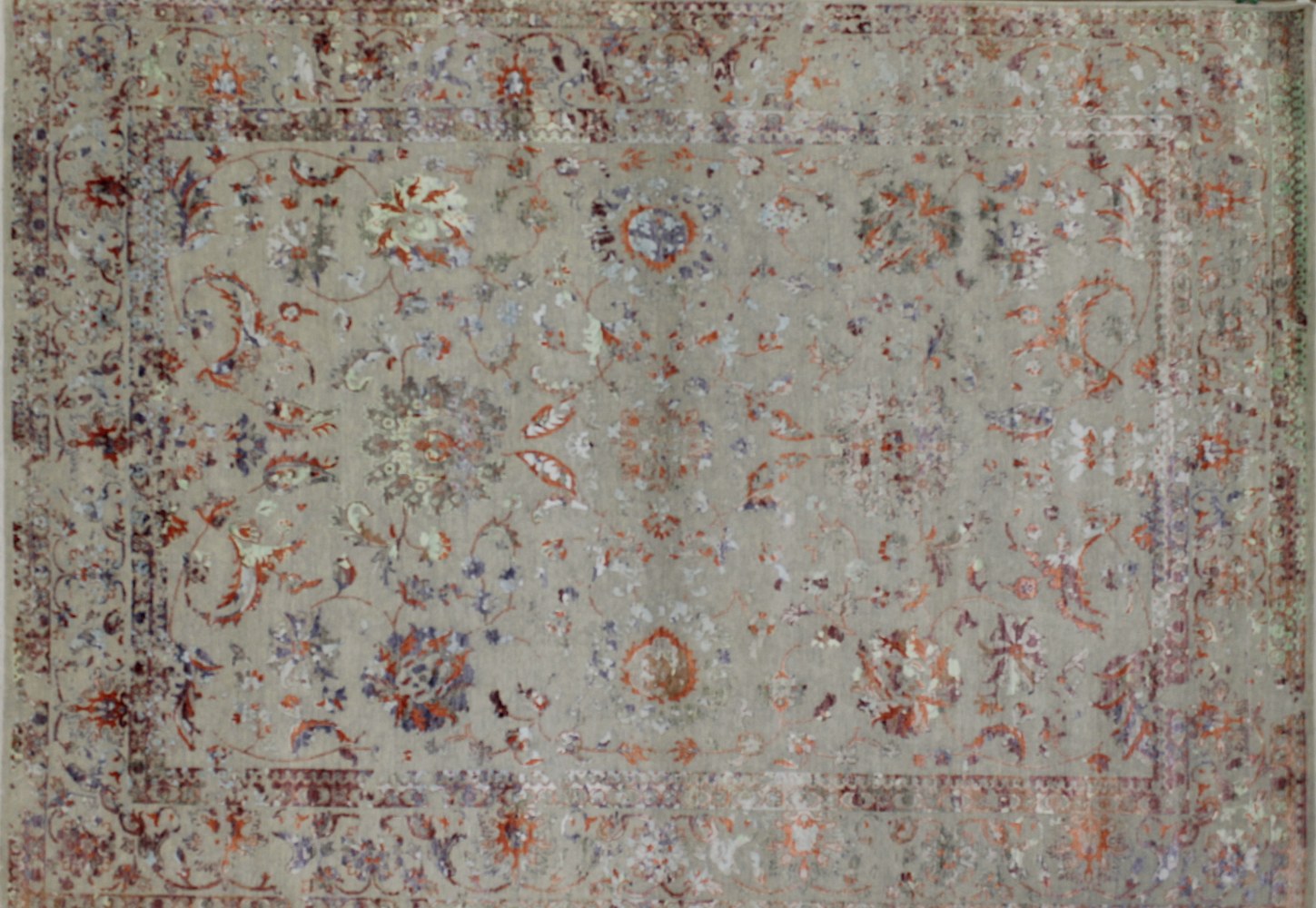 9x12 Contemporary Hand Knotted Wool Area Rug - MR022394