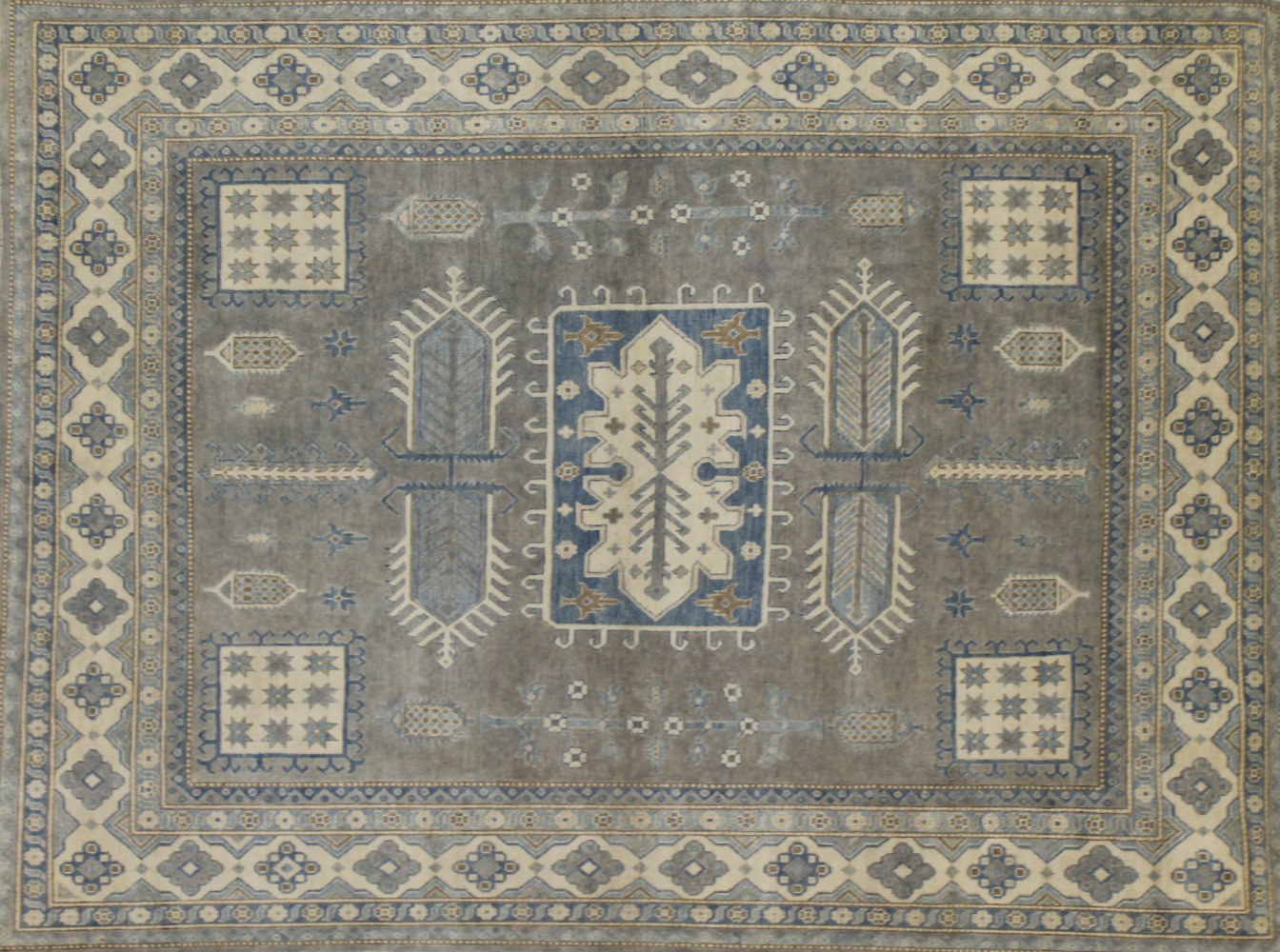 8x10 Kazak Hand Knotted Wool Area Rug - MR022572