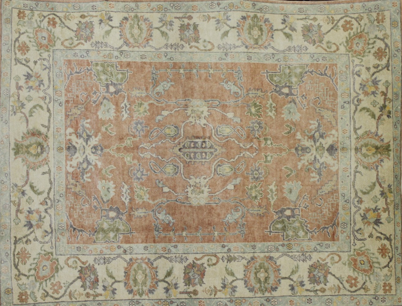 8x10 Oushak Hand Knotted Wool Area Rug - MR022602