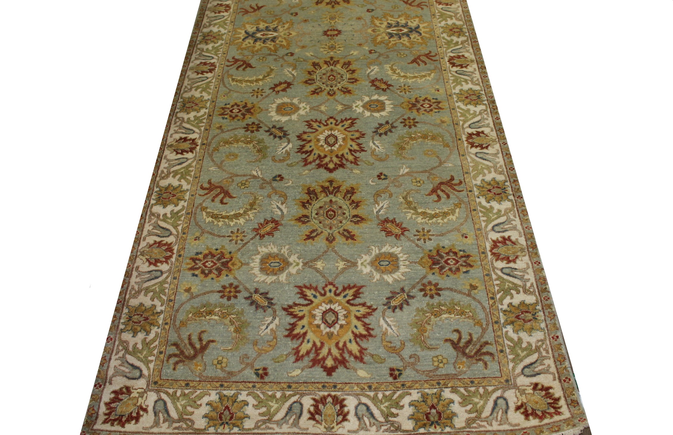 Wide Runner Traditional Hand Knotted Wool Area Rug - MR022867