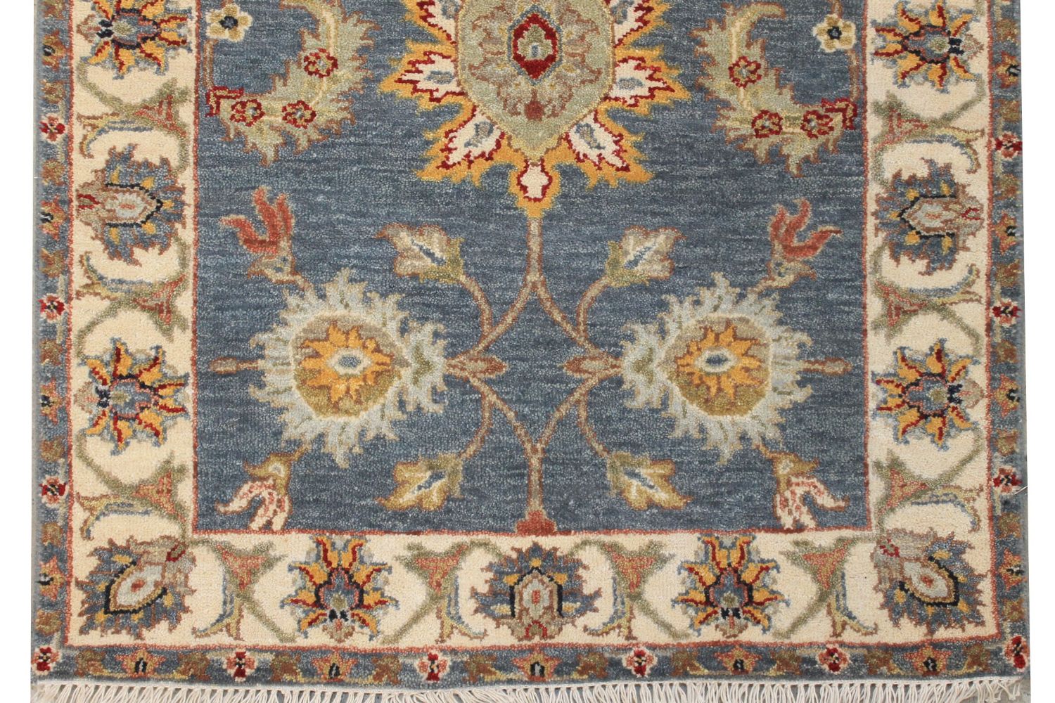 12 ft. Runner Traditional Hand Knotted Wool Area Rug - MR022880