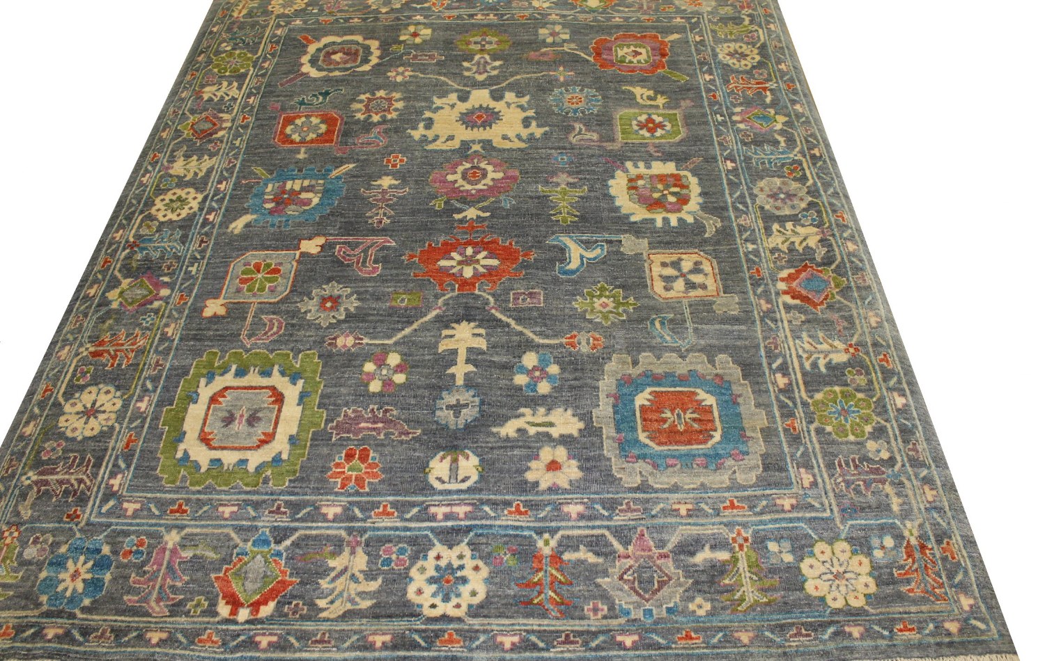 8x10 Oushak Hand Knotted Wool Area Rug - MR023058