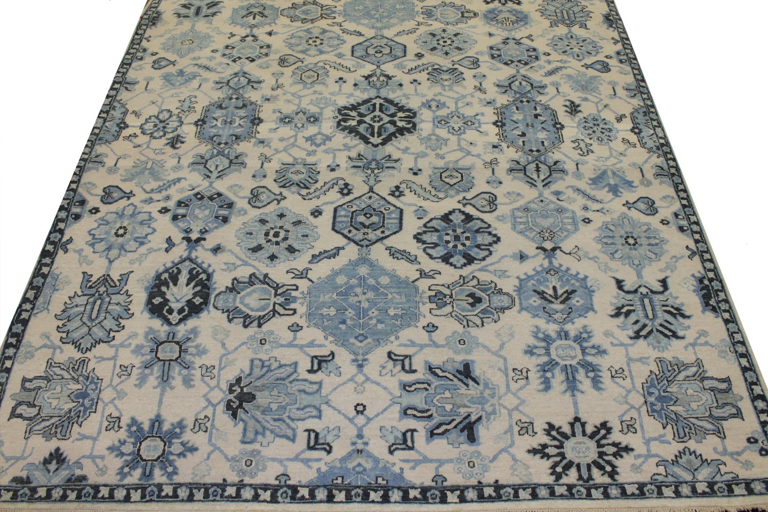 9x12 Oushak Hand Knotted Wool Area Rug - MR023130