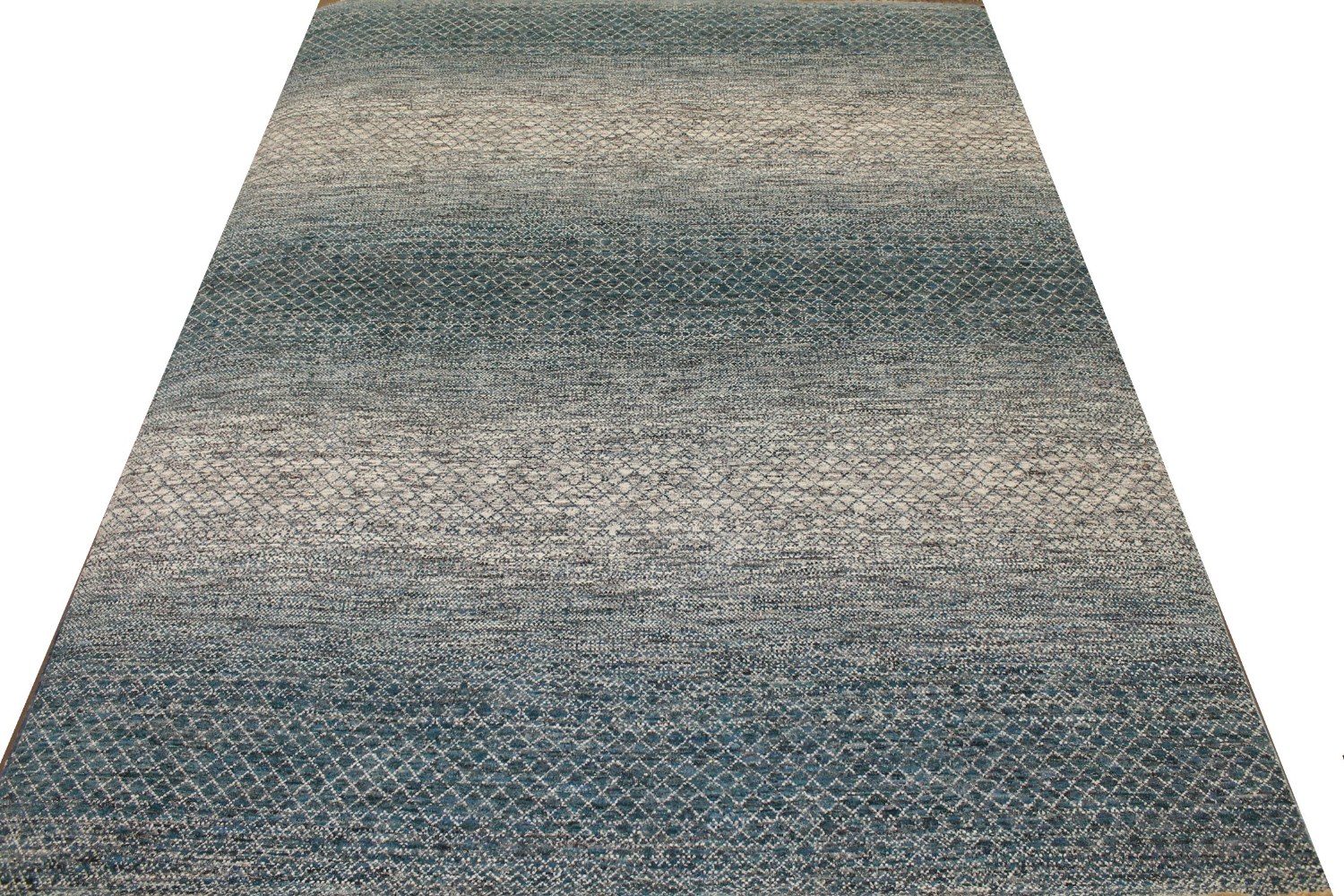 9x12 Casual Hand Knotted Wool Area Rug - MR023400