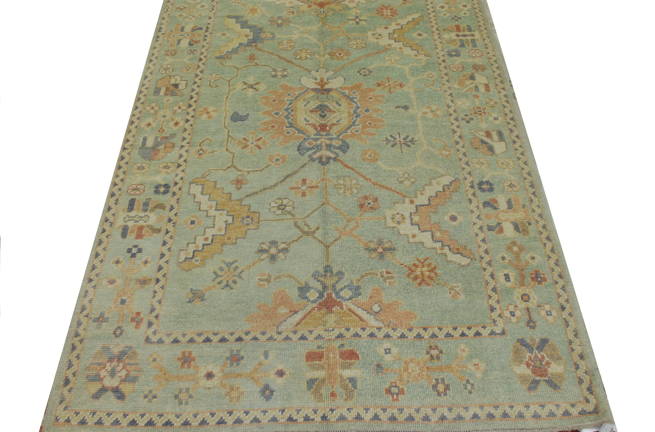 5x7/8 Oushak Hand Knotted Wool Area Rug - MR023448