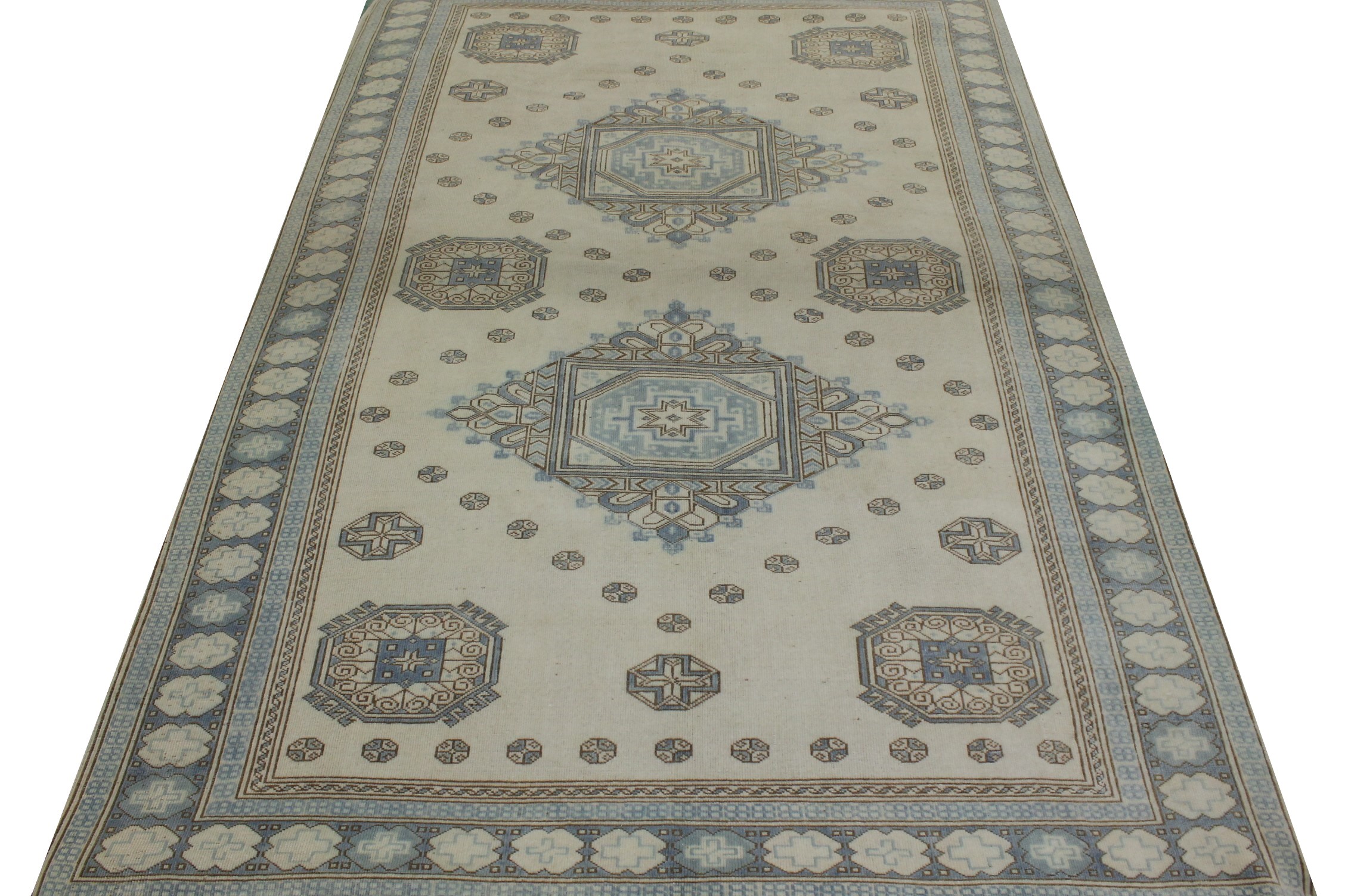 6x9 Oushak Hand Knotted Wool Area Rug - MR023469