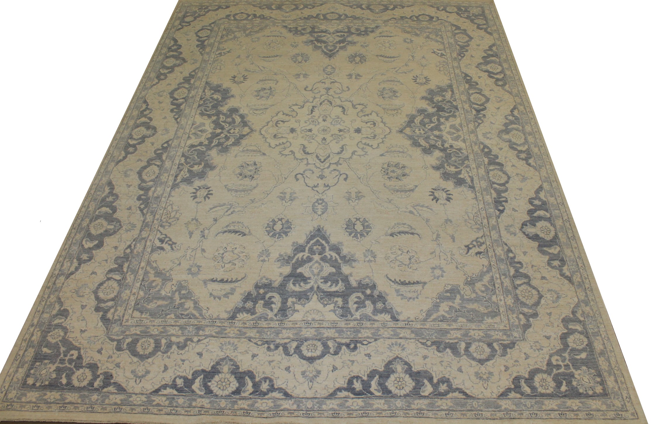 9x12 Peshawar Hand Knotted Wool Area Rug - MR023980