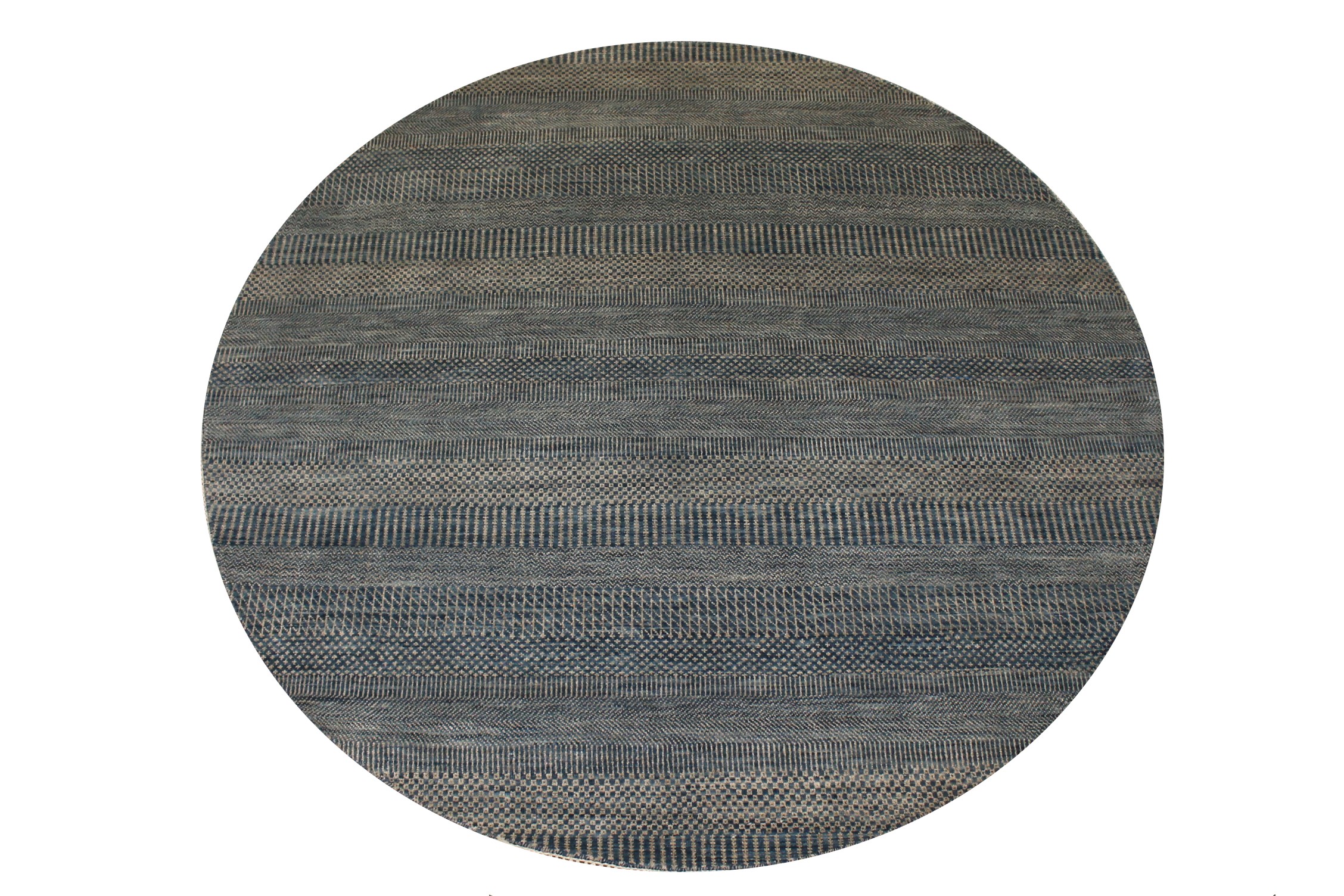 6 ft. - 7 ft. Round & Square Casual Hand Knotted Wool & Viscose Area Rug - MR024073