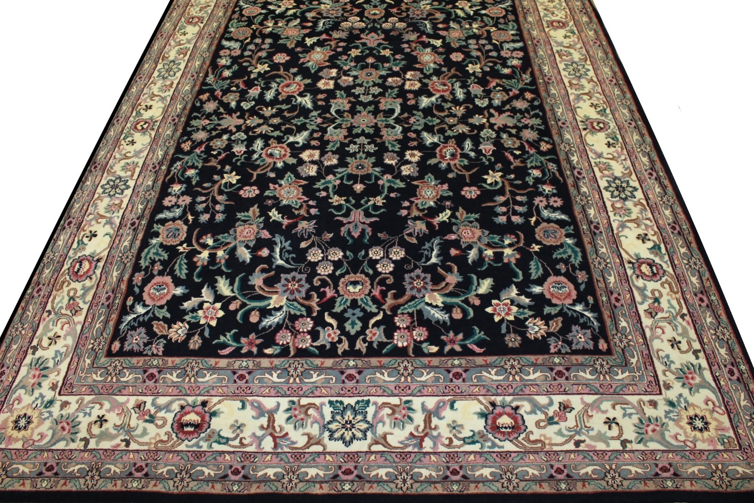 9x12 Traditional Hand Knotted Wool Area Rug - MR0243