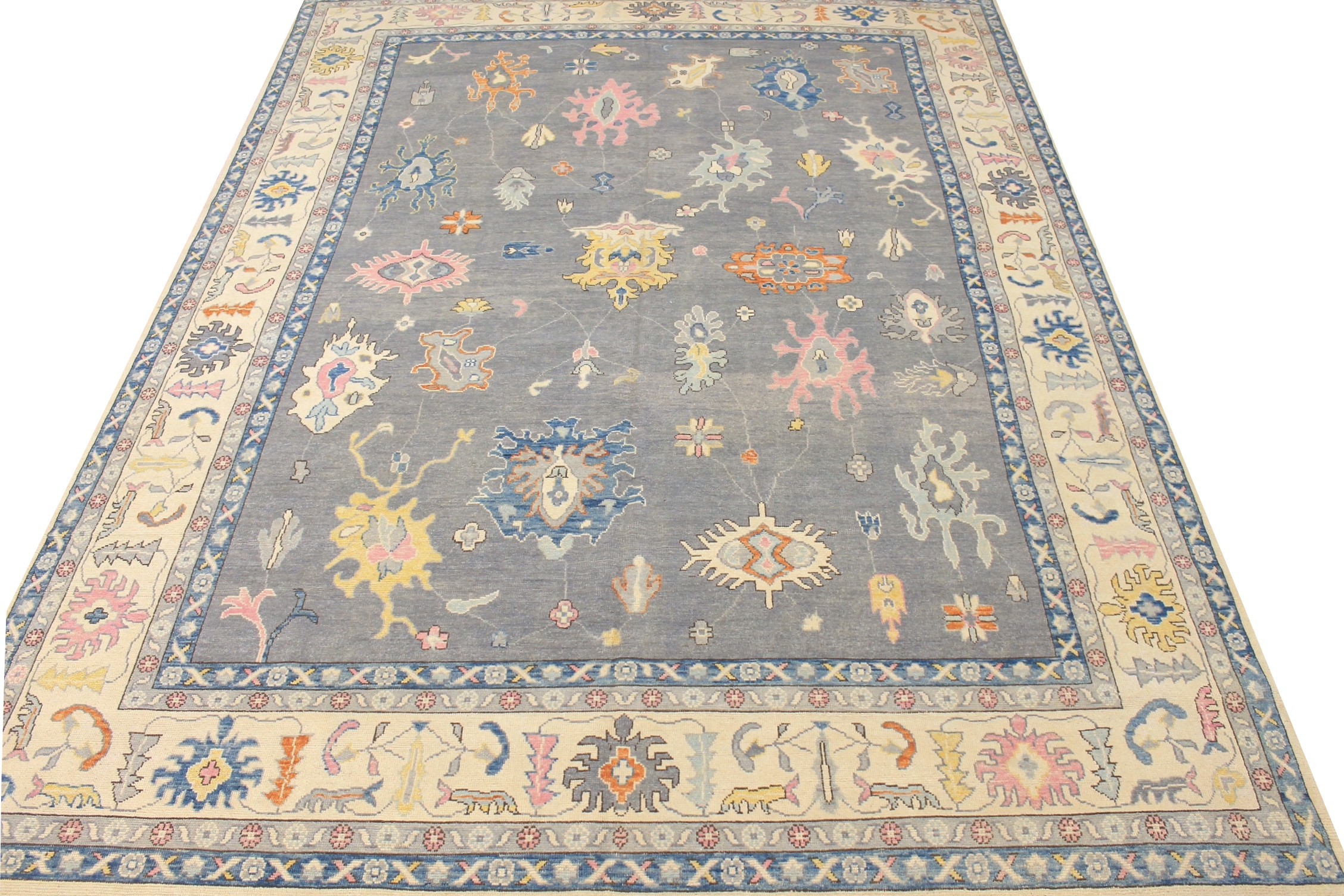OVERSIZE Oushak Hand Knotted Wool Area Rug - MR024390