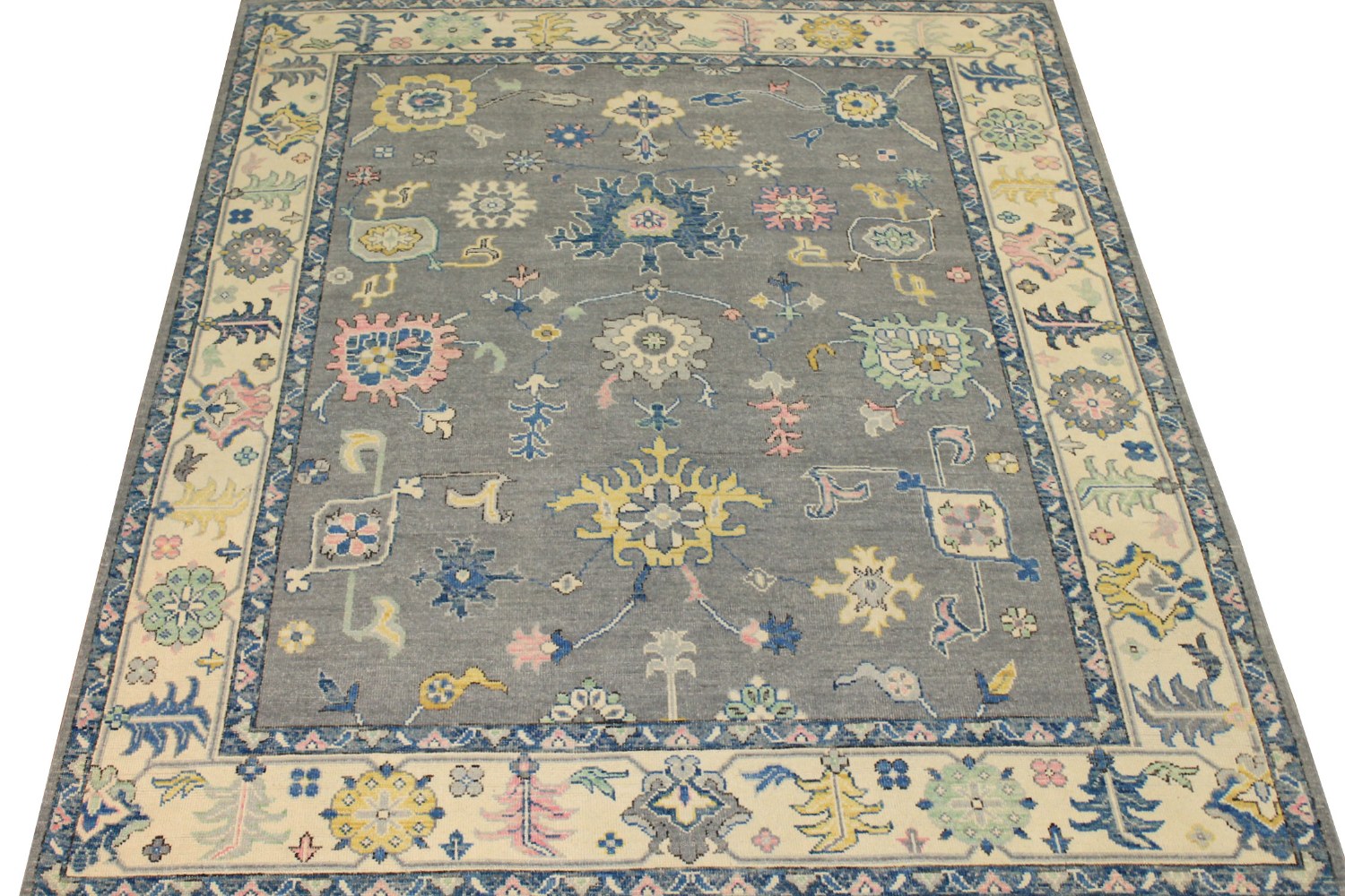 8x10 Oushak Hand Knotted Wool Area Rug - MR024404