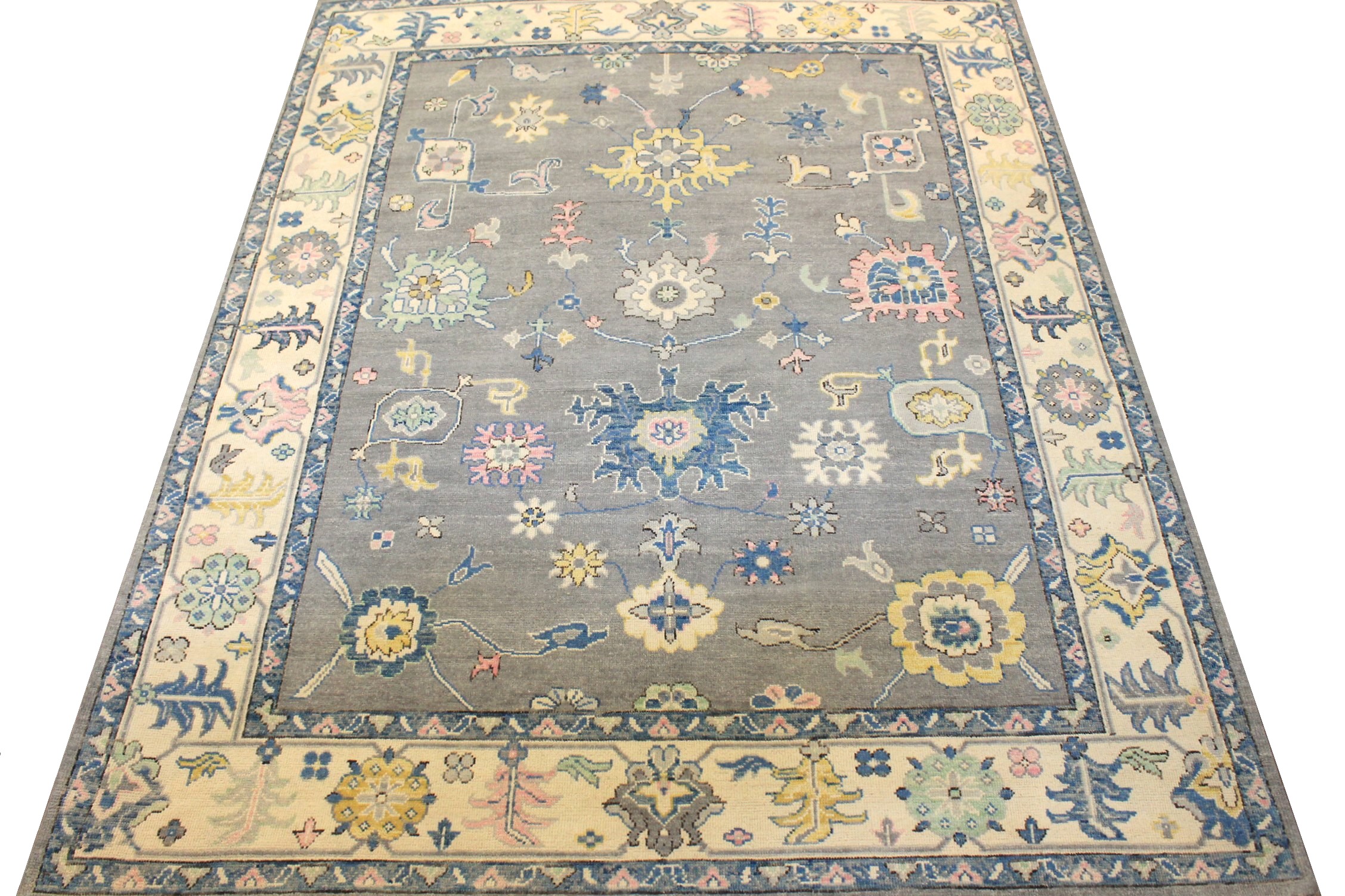 8x10 Oushak Hand Knotted Wool Area Rug - MR024404