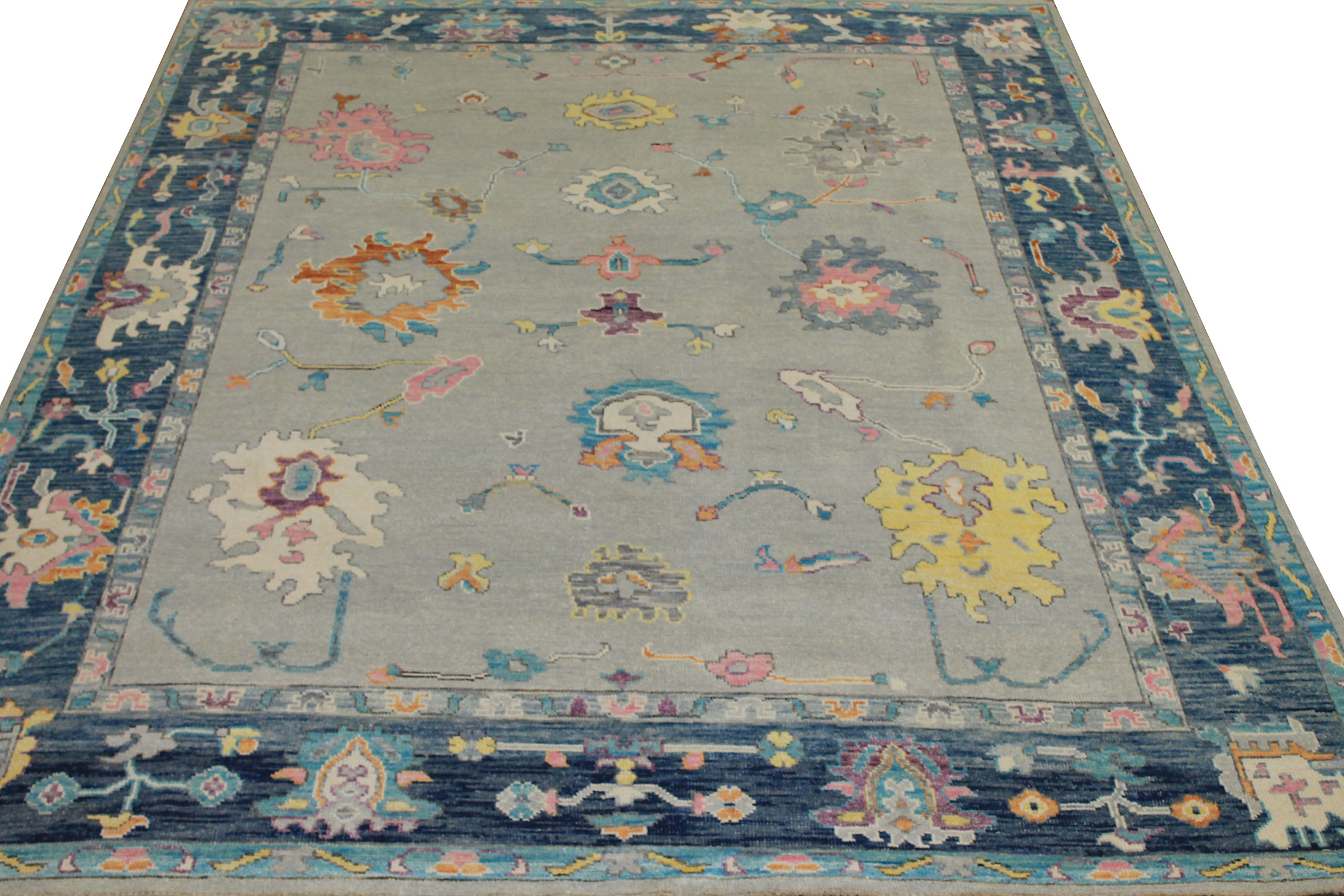 8x10 Oushak Hand Knotted Wool Area Rug - MR024410