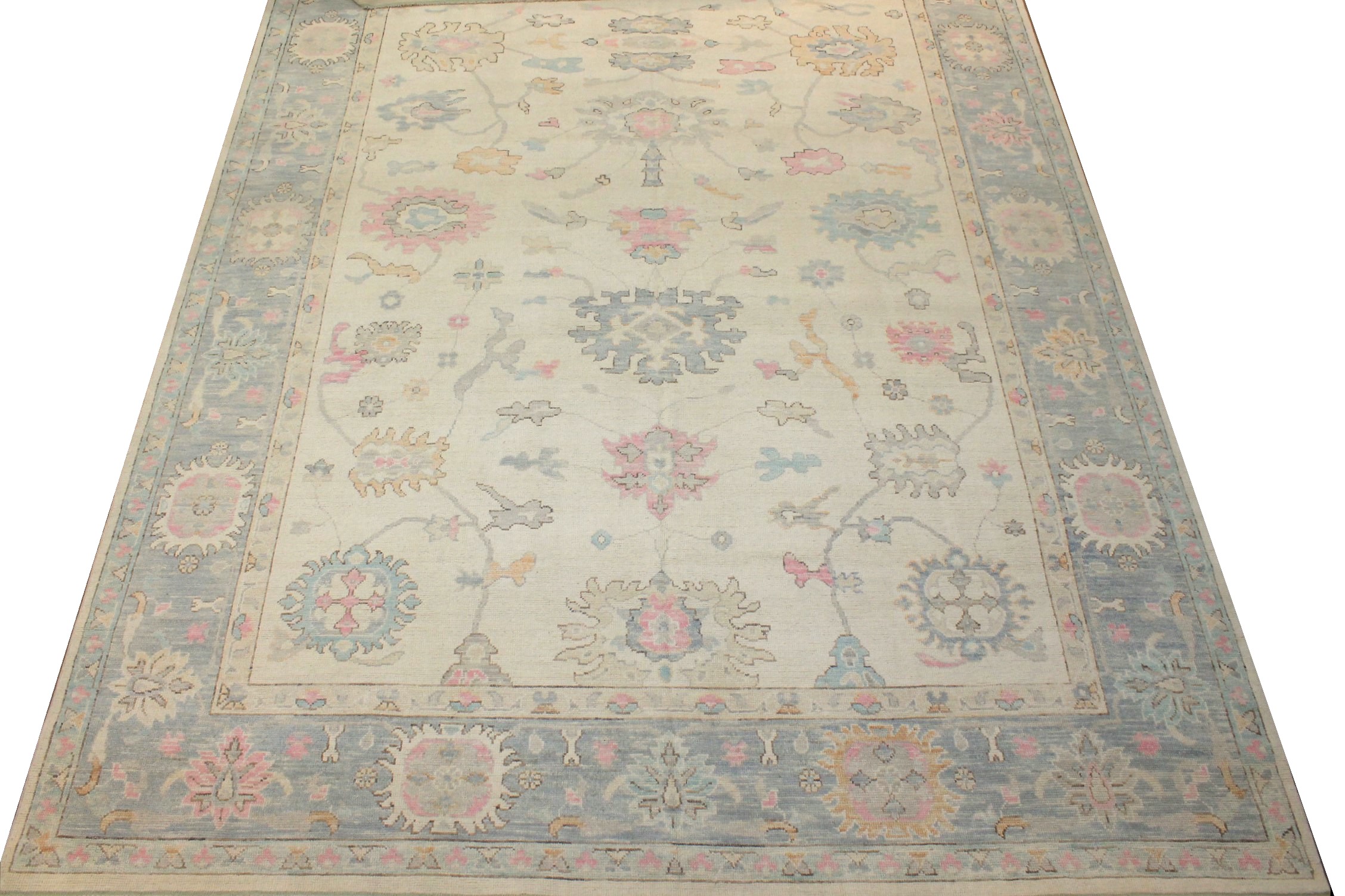 10x14 Oushak Hand Knotted Wool Area Rug - MR024427