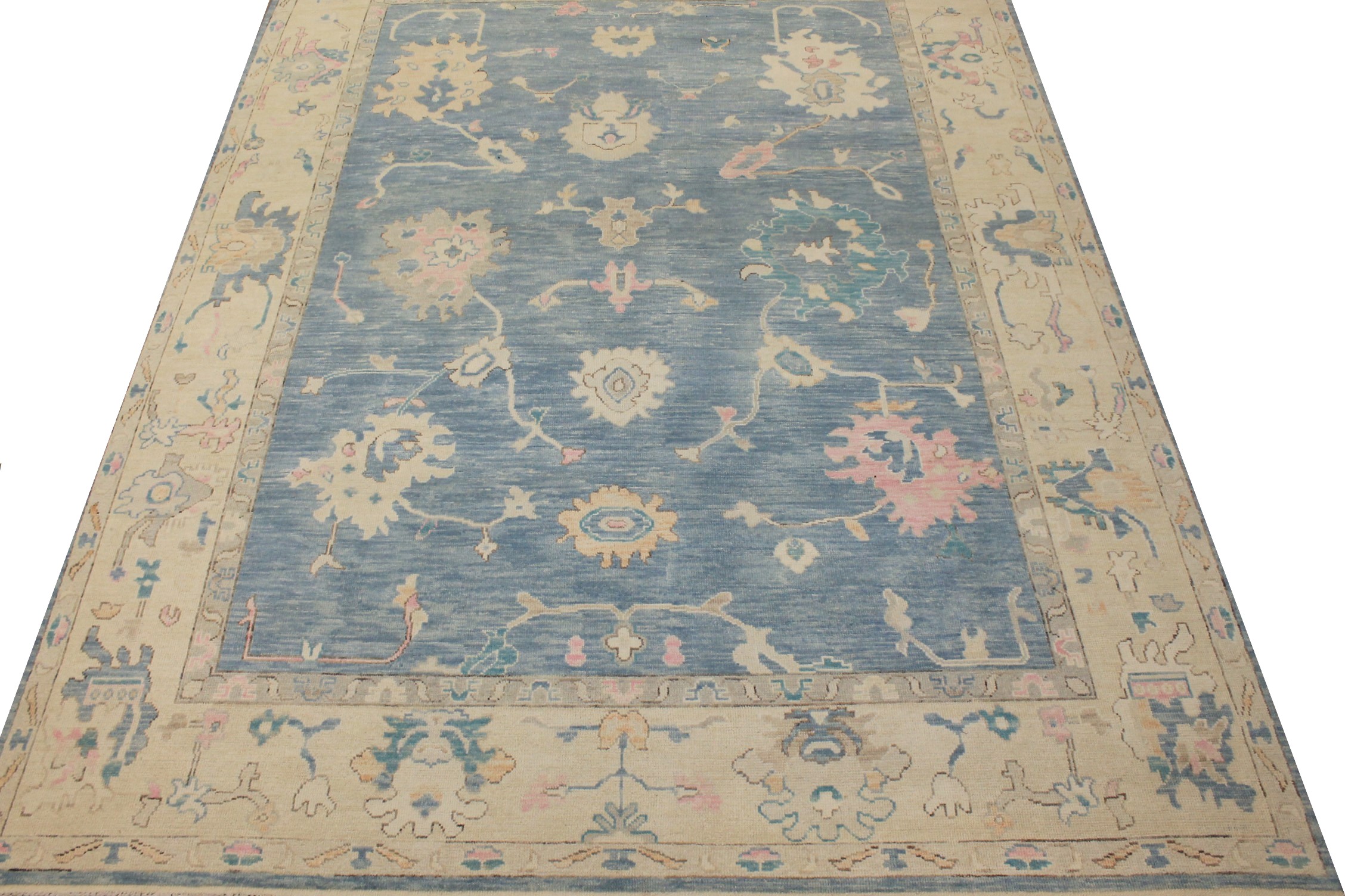 9x12 Oushak Hand Knotted Wool Area Rug - MR024431