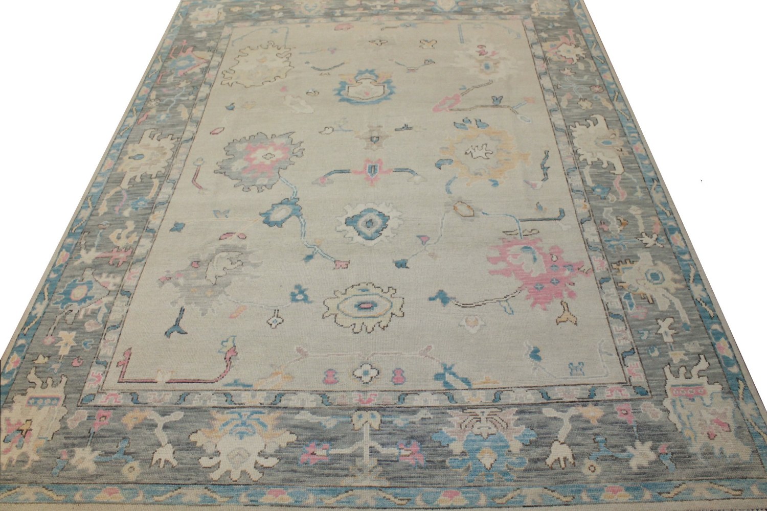 8x10 Oushak Hand Knotted Wool Area Rug - MR024434