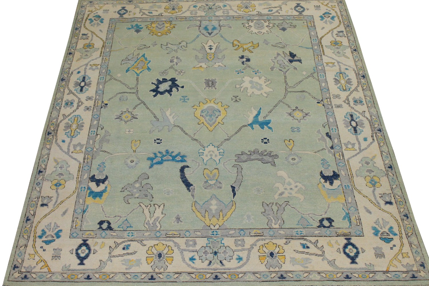 8x10 Oushak Hand Knotted Wool Area Rug - MR024436