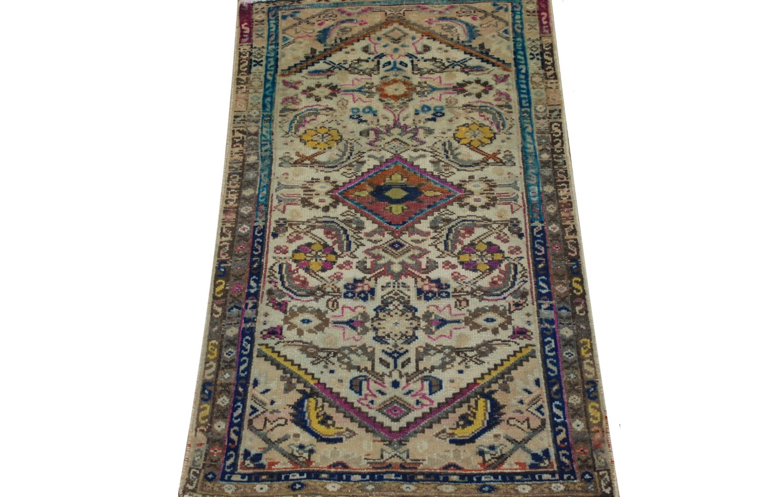 2X4 Vintage Hand Knotted Wool Area Rug - MR024445