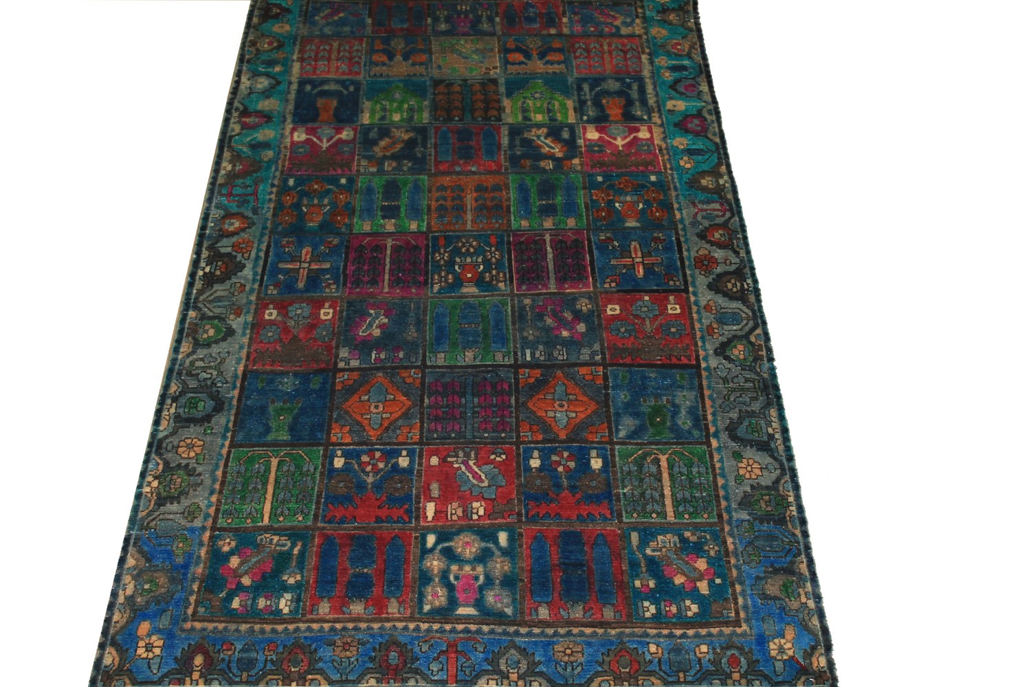 5x7/8 Vintage Hand Knotted Wool Area Rug - MR024467