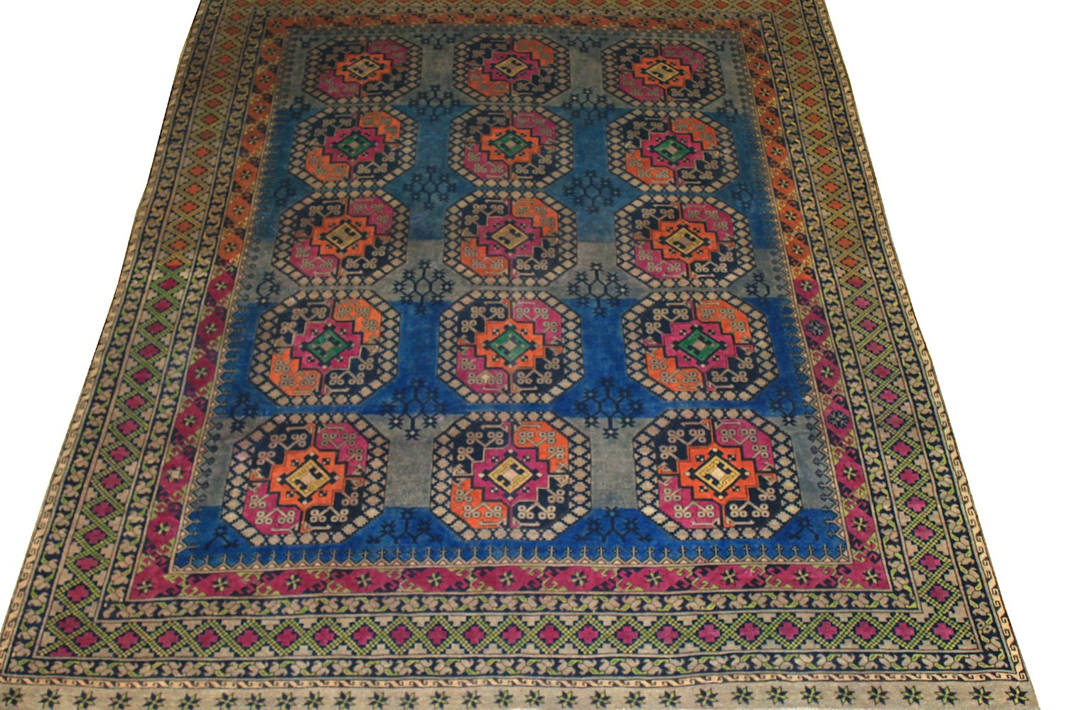 8x10 Vintage Hand Knotted Wool Area Rug - MR024472