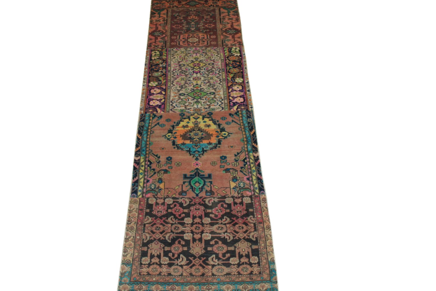 12 ft. Runner Vintage Hand Knotted Wool Area Rug - MR024507